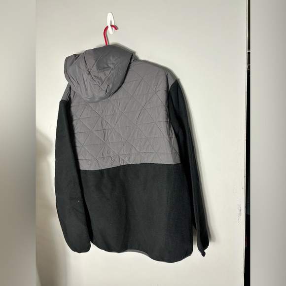 Grays Peak Outdoors Taupe Fleece Hooded Colorblock Jacket Men’s Size XL NEW - Picture 4 of 13